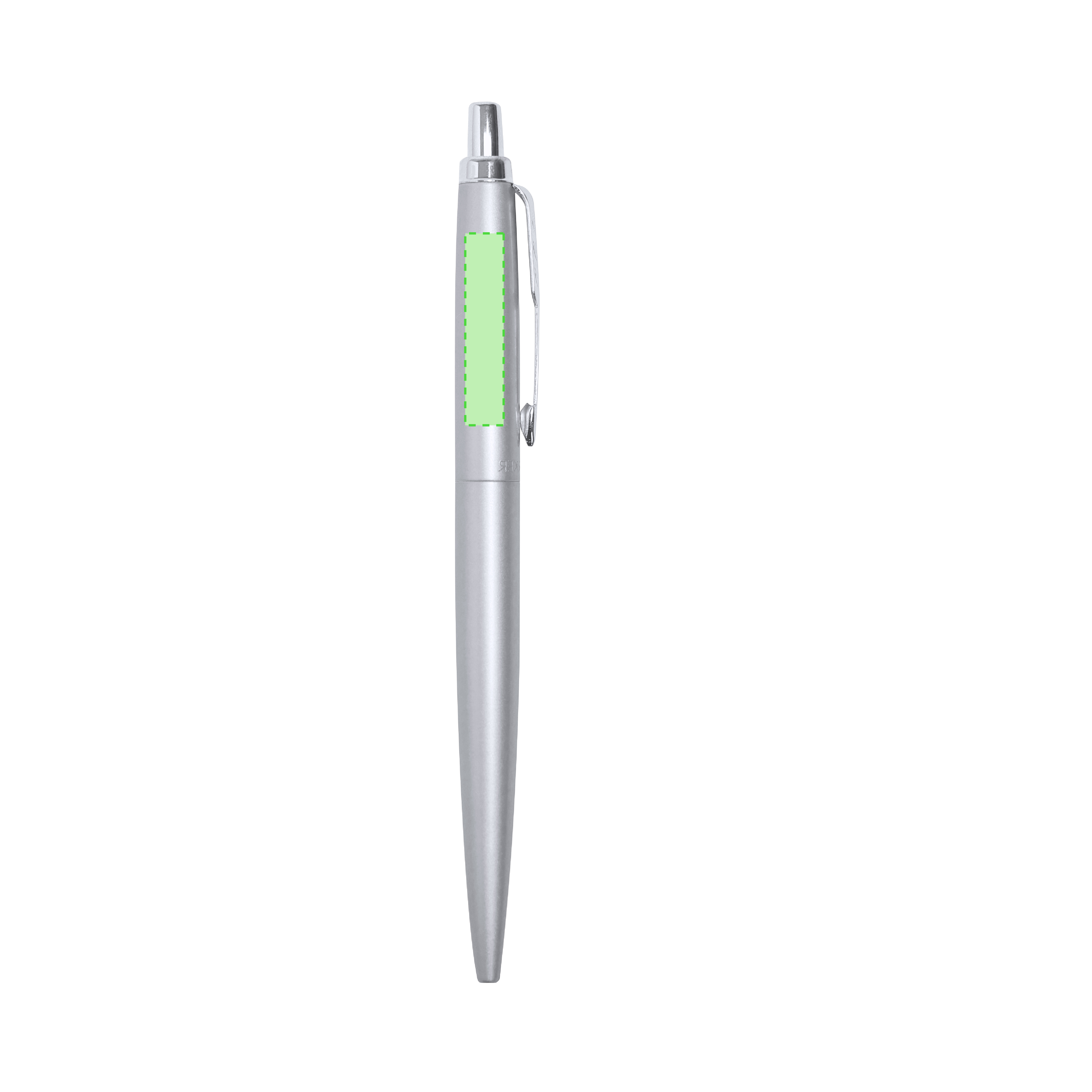 Bolígrafo de acero de pulsador ergonómico