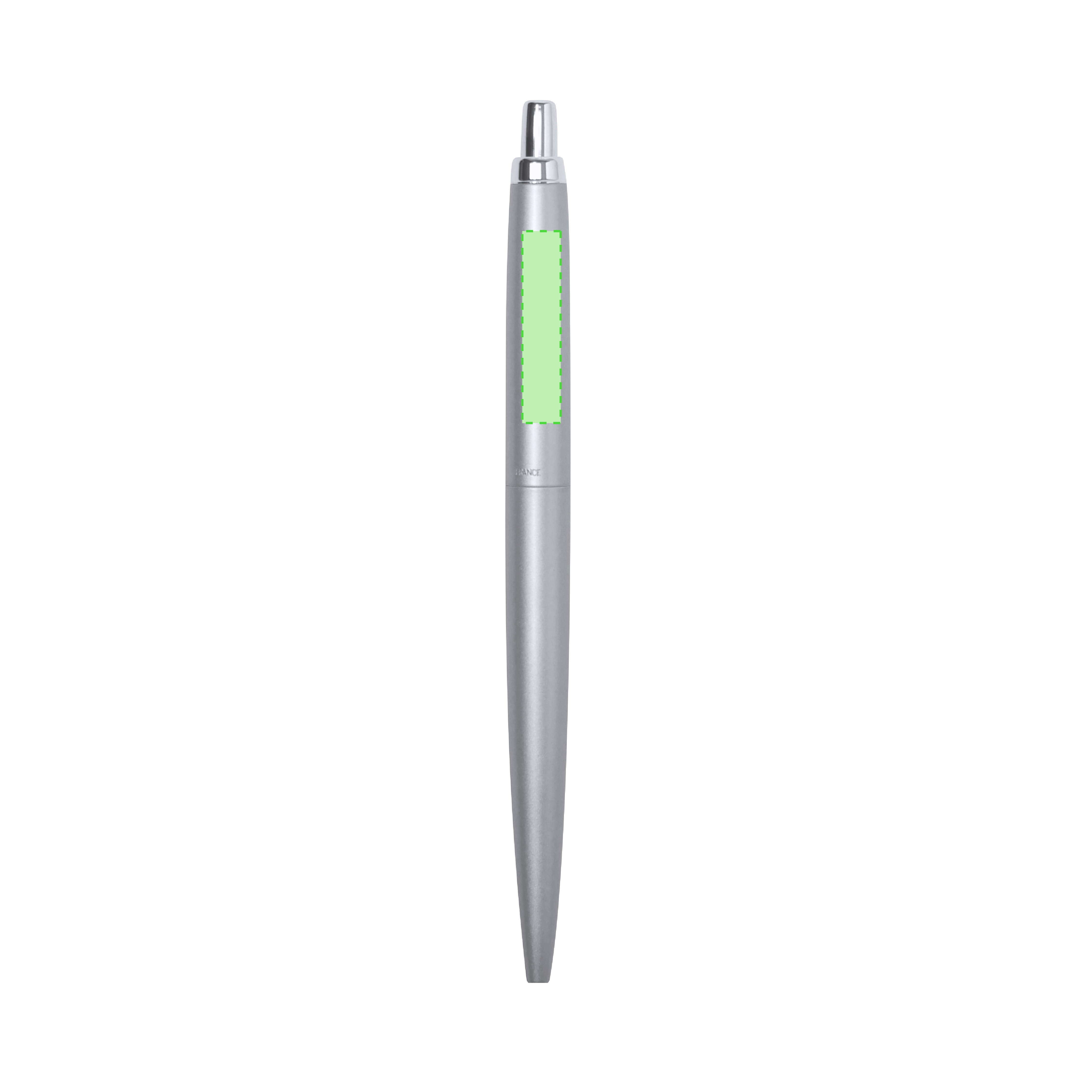 Bolígrafo de acero de pulsador ergonómico