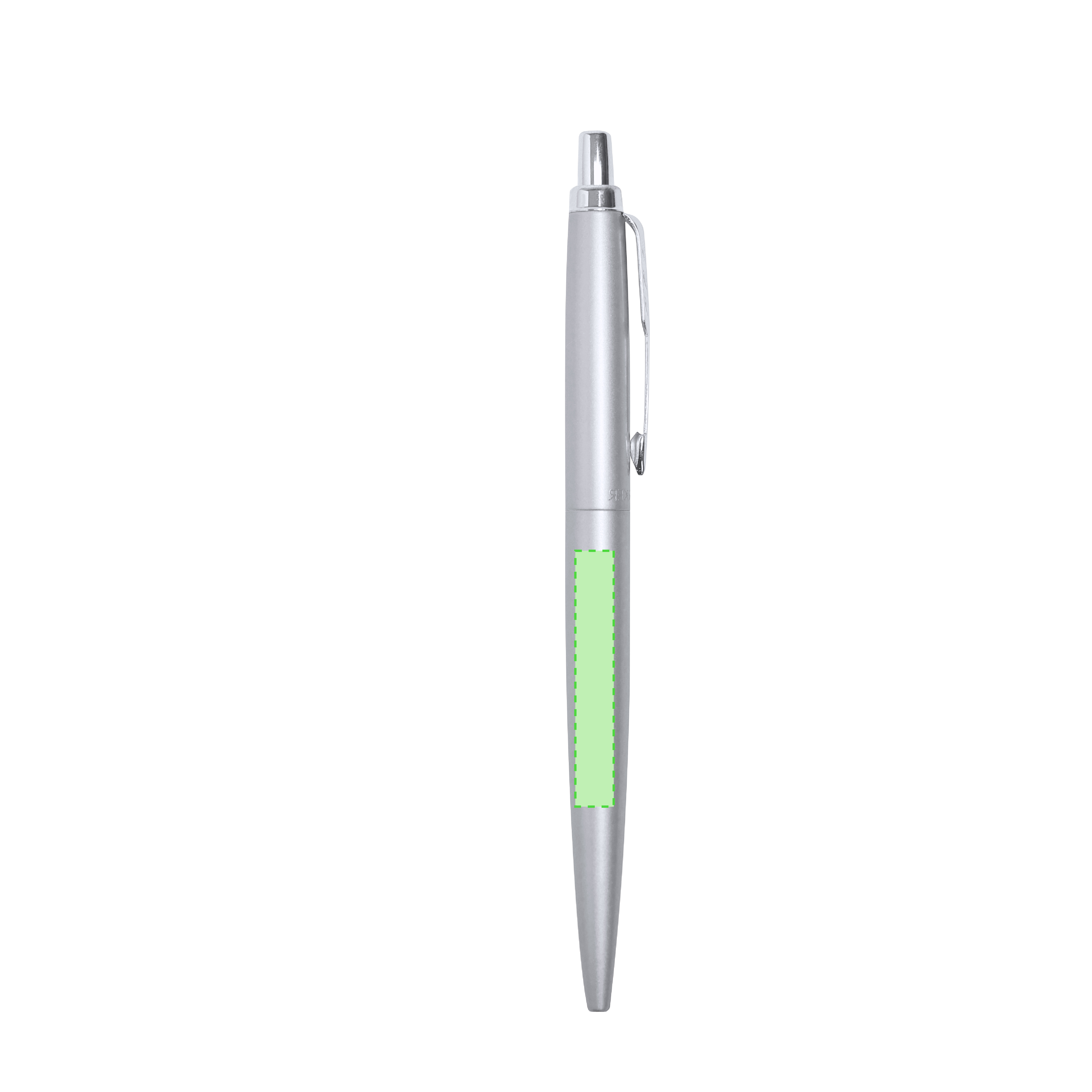 Bolígrafo de acero de pulsador ergonómico