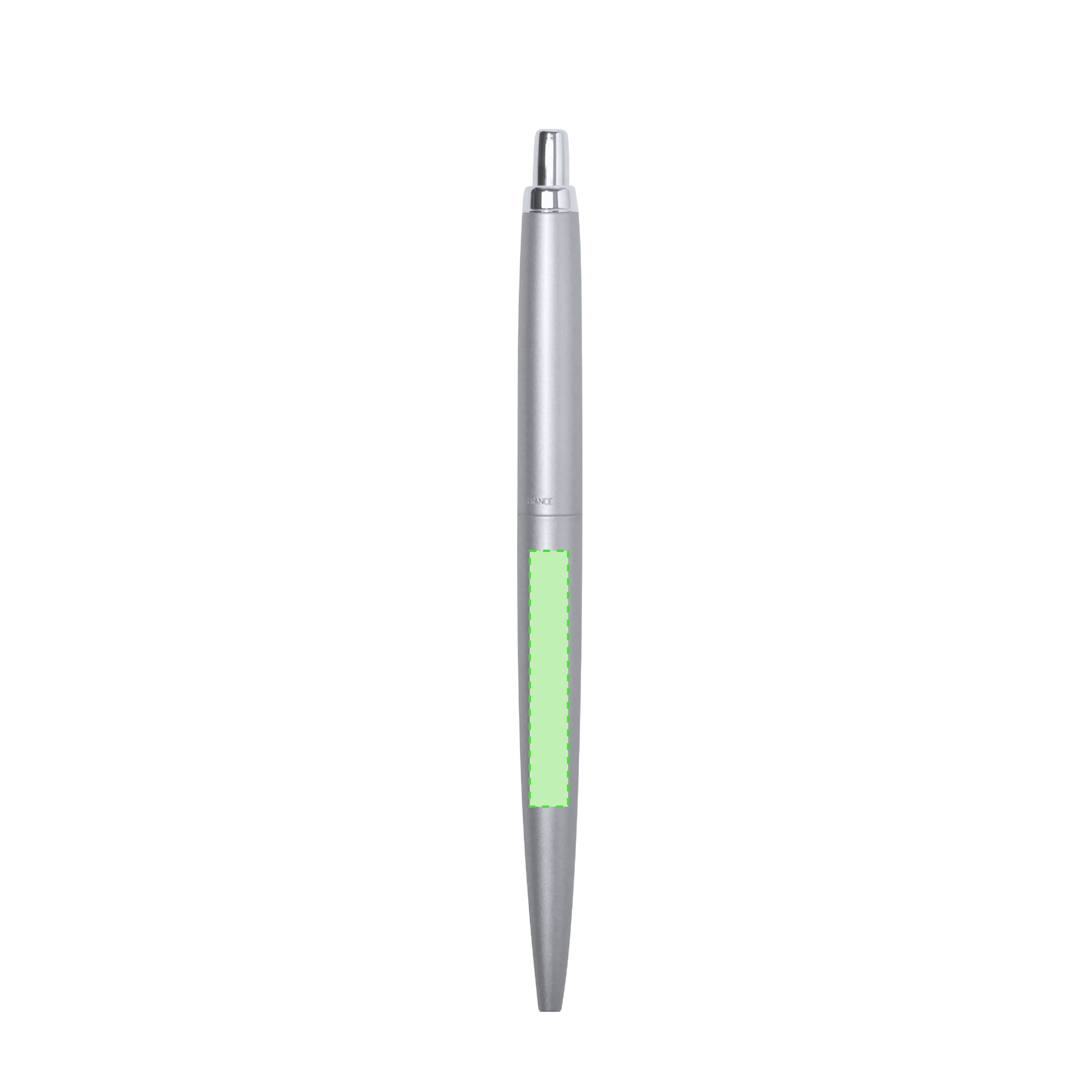 Bolígrafo de acero de pulsador ergonómico