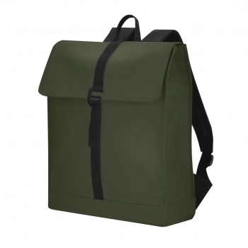 Mochila de PU con compartimento acolchado para portátil 14