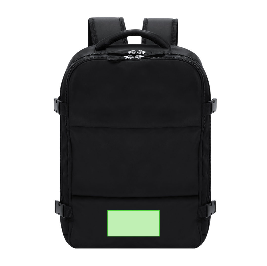 Mochila al vacío de nylon extensible con bomba 35W, 3 compartimentos y hebillas laterales