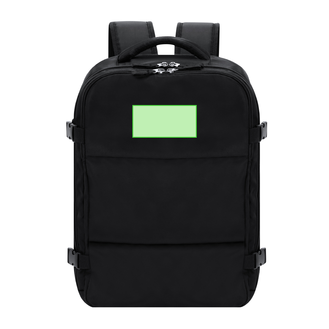 Mochila al vacío de nylon extensible con bomba 35W, 3 compartimentos y hebillas laterales