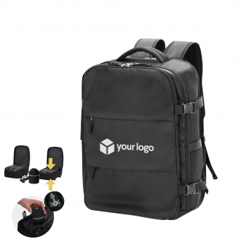 Mochila al vacío de nylon extensible con bomba 35W, 3 compartimentos y hebillas laterales