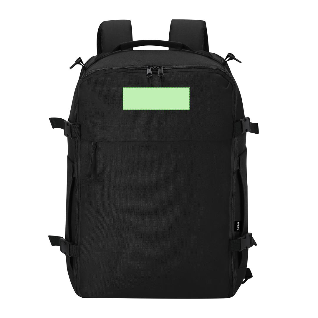 Mochila multifunción de poliéster 600D RPET transpirable con portátil 15