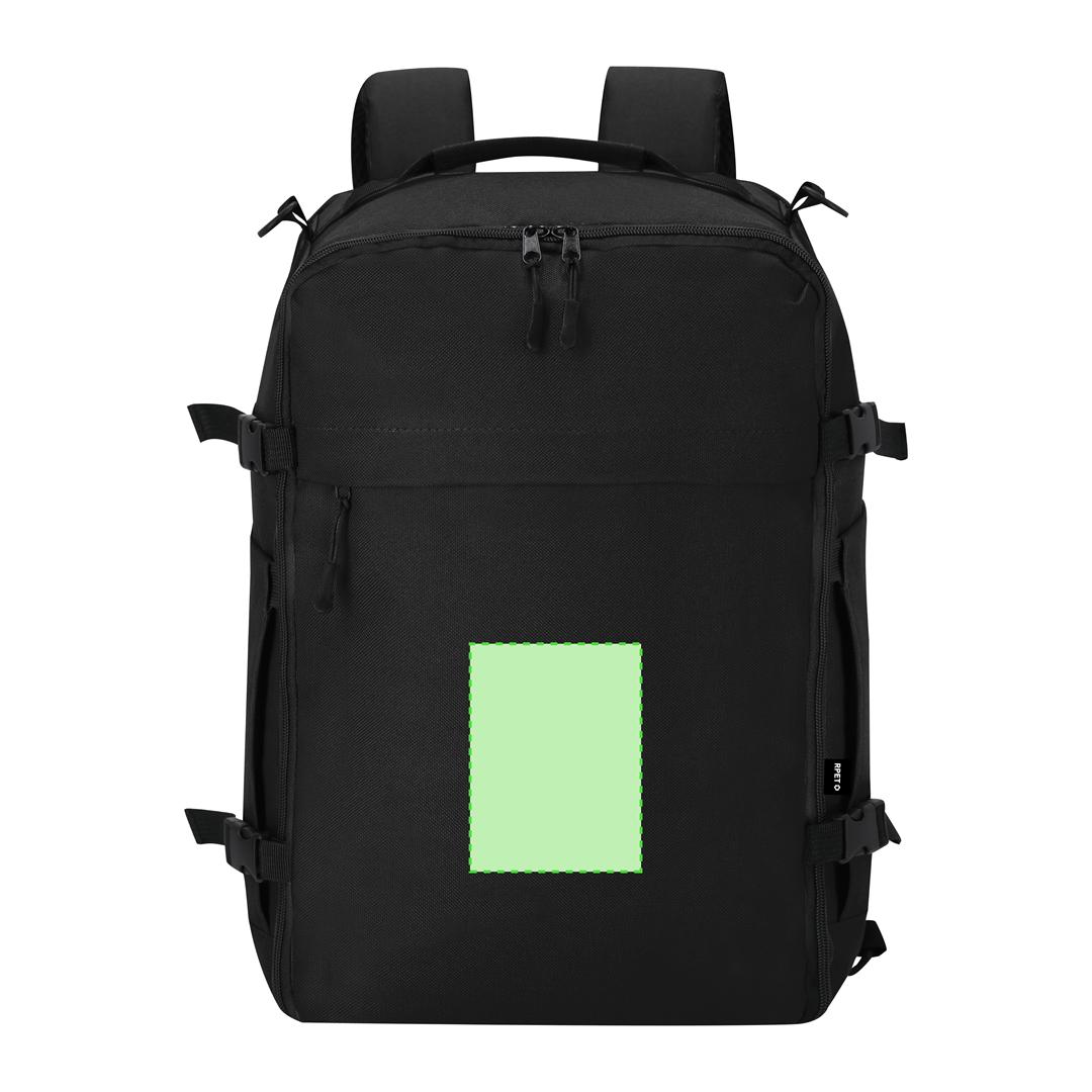 Mochila multifunción de poliéster 600D RPET transpirable con portátil 15