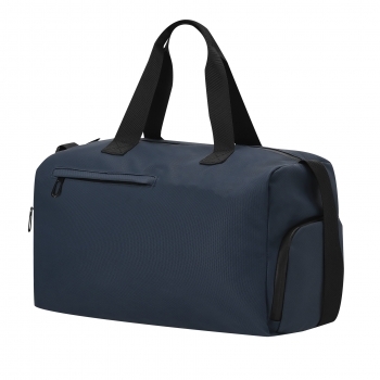 Bolso de PU con compartimento portazapatos, cremallera impermeable y bolsillos laterales pequeños