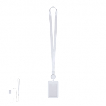 Identificador lanyard extensible con portatarjetas ABS desmontable y cuerda extensible