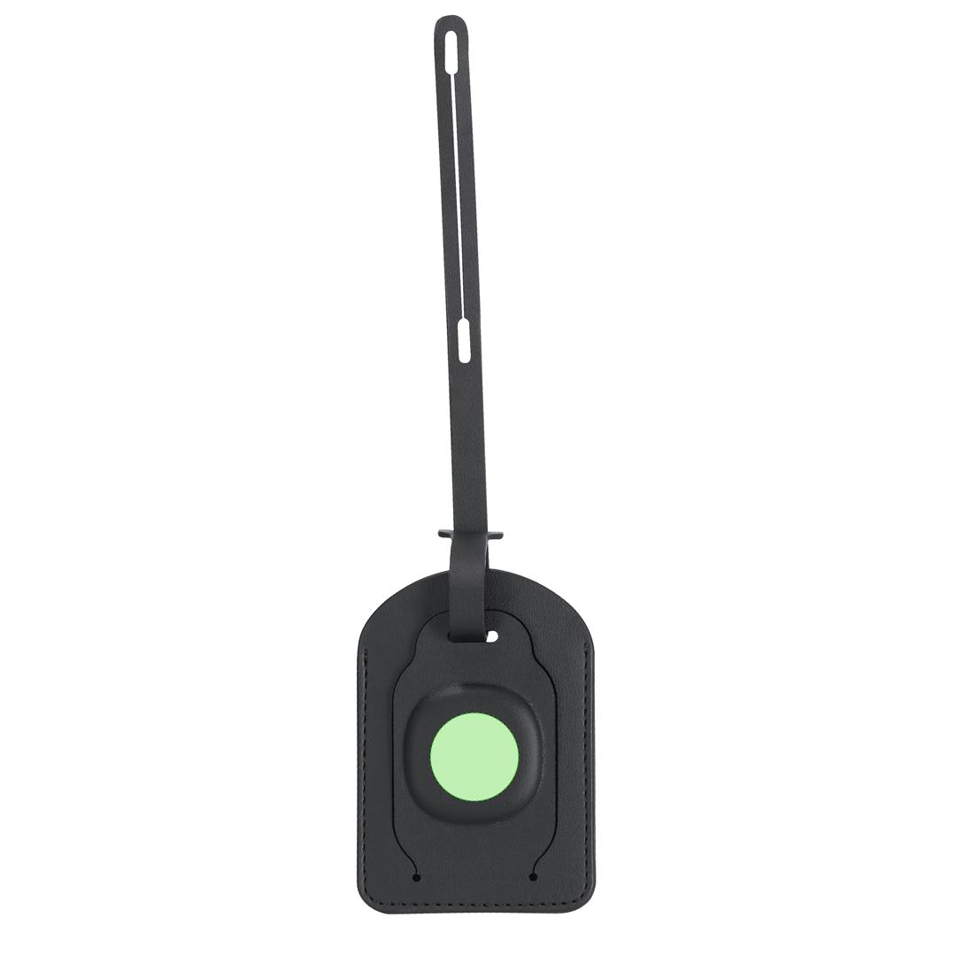 Identificador de maletas inteligente de PU con cinta y localizador dual Apple Find My y Android
