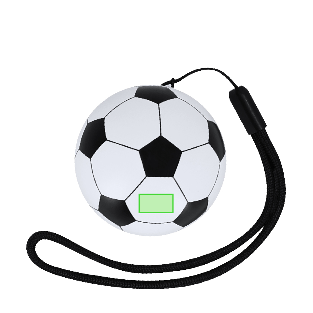 Auriculares Bluetooth 5.3 con estuche de carga en forma de balón de fútbol y cable USB-C