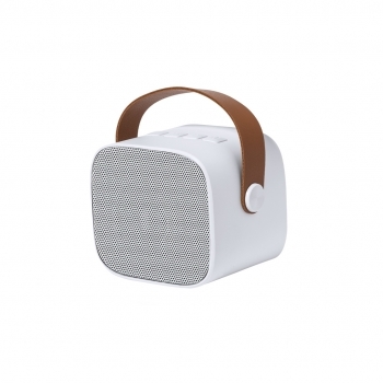 Altavoz estéreo Bluetooth 5.3 de 5W en ABS reciclado RABS con batería 1200 mAh y USB-C