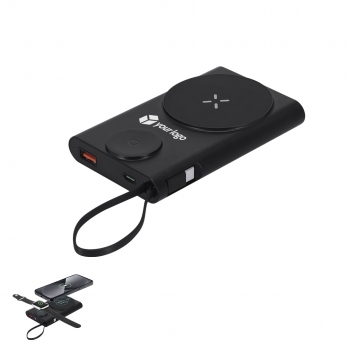 Powerbank de ABS Reciclado 15W magnético de 10000 mAh
