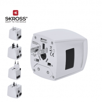 Adaptador de viaje universal para USA, Europa, Asia, Reino Unido y Australia