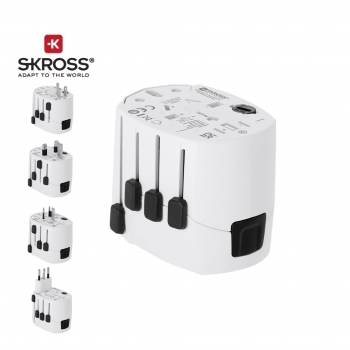 Adaptador de viaje universal para USA, Europa, Asia, Reino Unido y Australia