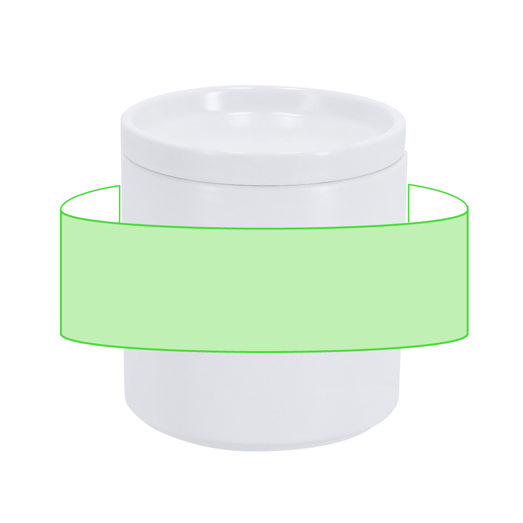 Taza de cerámica de 370ml con base calentadora y cargador inalámbrico 15W
