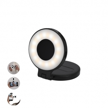 Anillo de luz LED extensible y magnético (24 LEDs)