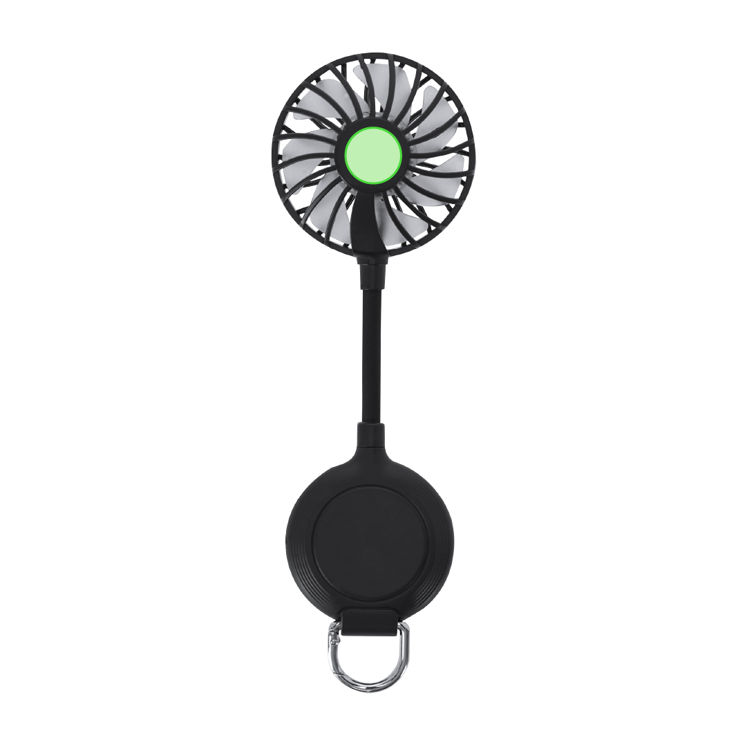 Ventilador portátil con fijación por ventosa y batería recargable