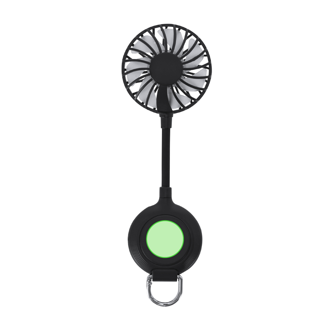 Ventilador portátil con fijación por ventosa y batería recargable