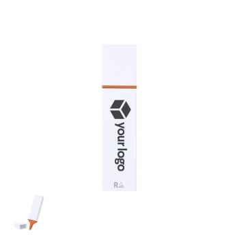 Marcador fluorescente de ABS reciclado con cuerpo sostenible