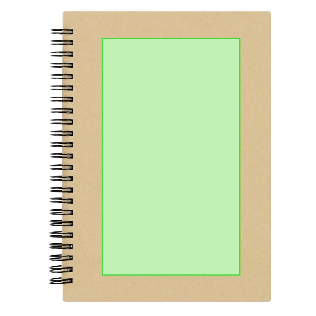 Libreta planning mensual de cartón reciclado con 80 hojas + 13 de planificación
