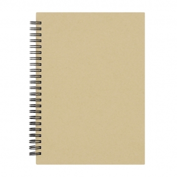 Libreta planning mensual de cartón reciclado con 80 hojas + 13 de planificación