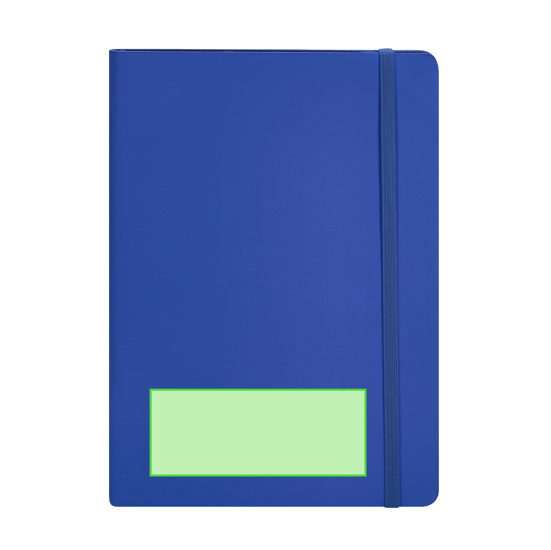 Bloc de notas de PU reciclada flexible premium con 80 hojas