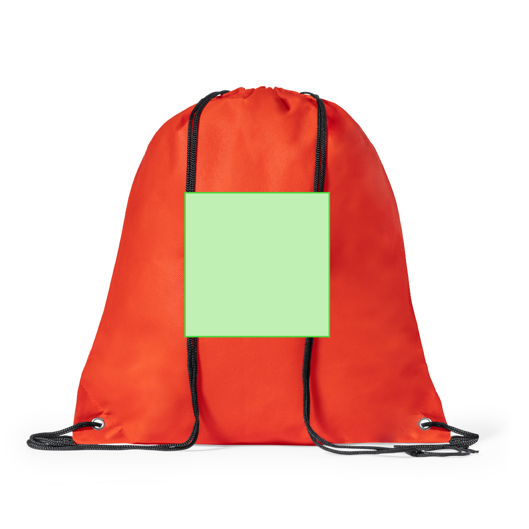 Mochila de cuerdas de non-woven con esquinas reforzadas, argollas metálicas y gama de colores originales