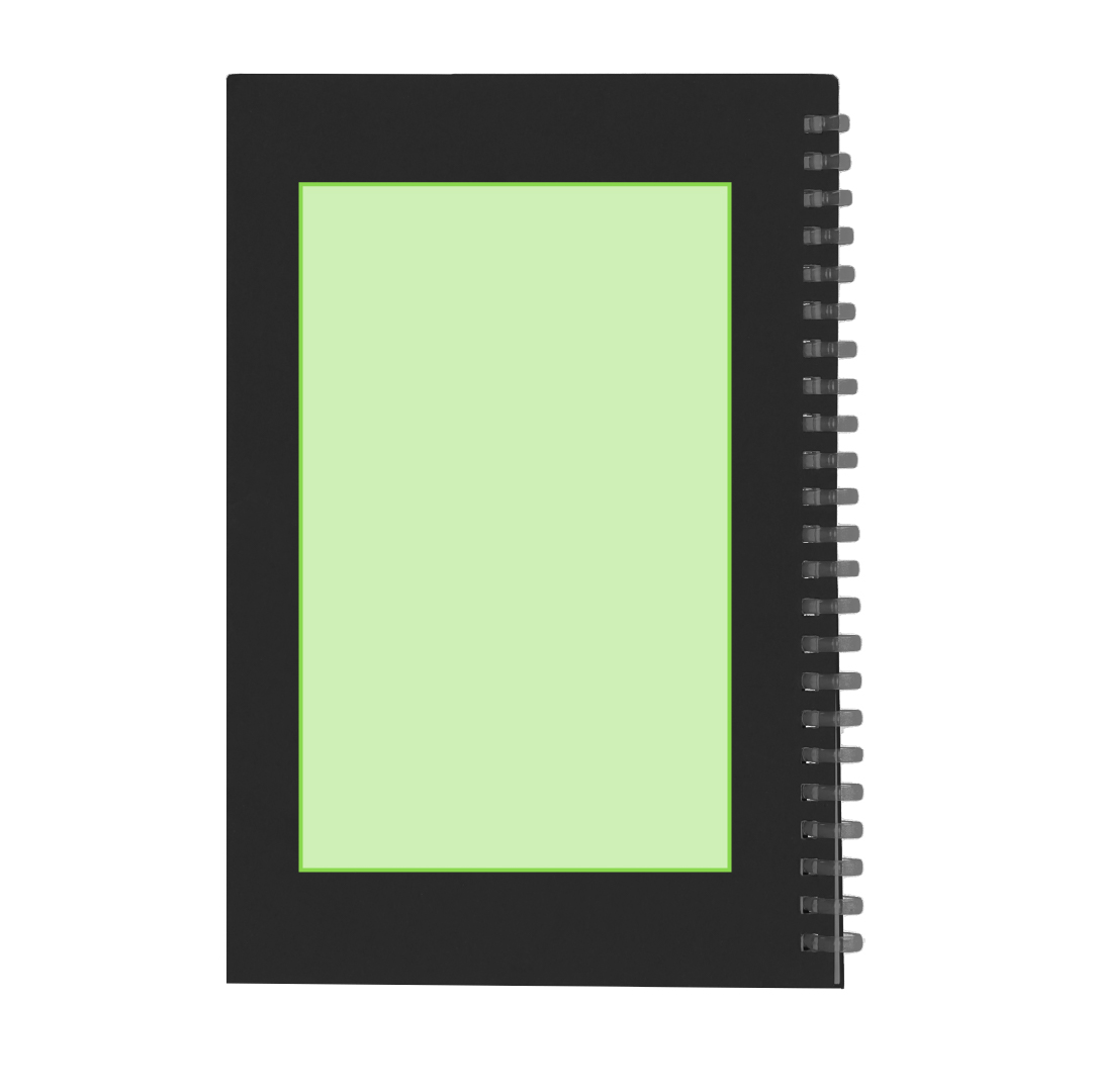 Libreta flexible de cartón reciclado con 80 hojas
