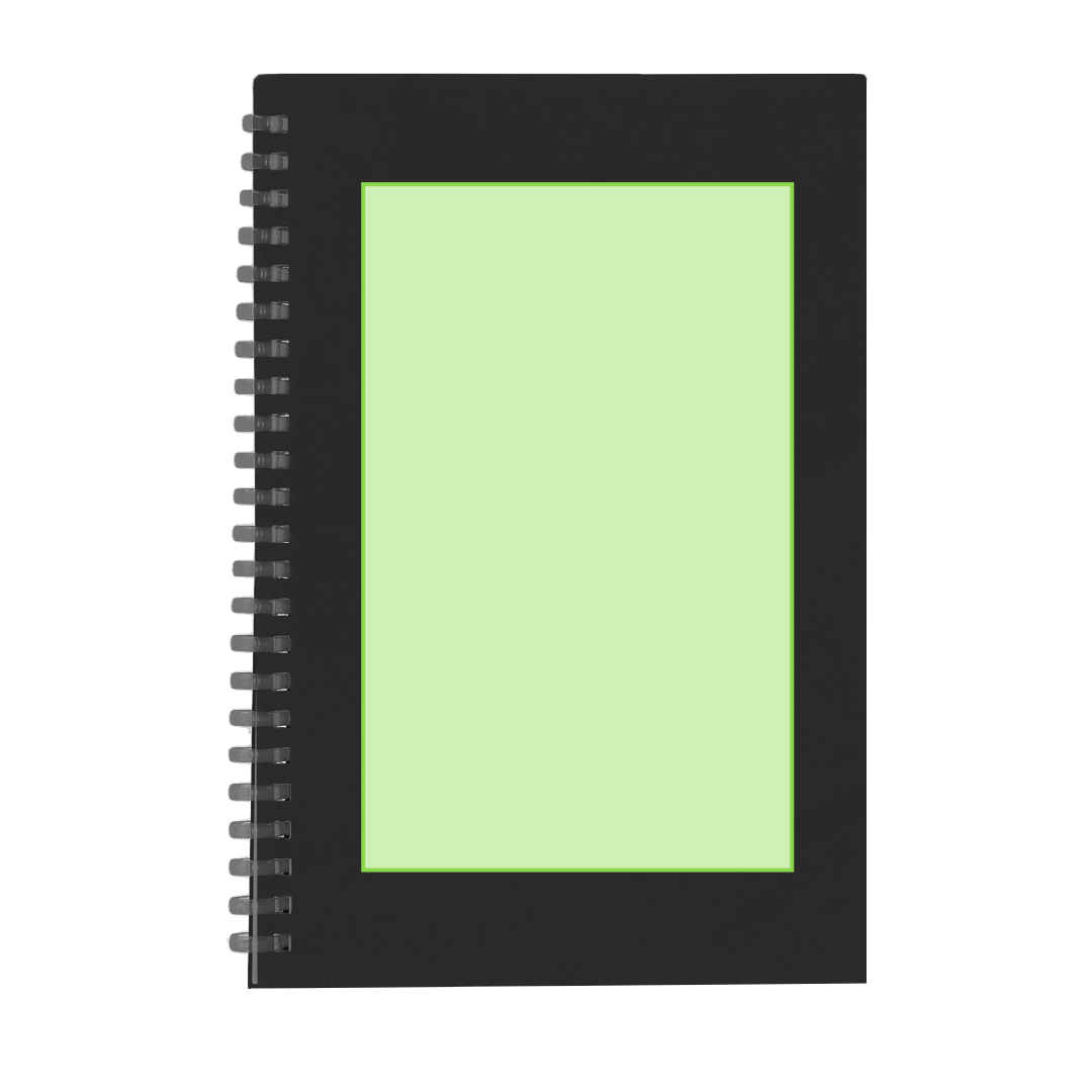 Libreta flexible de cartón reciclado con 80 hojas
