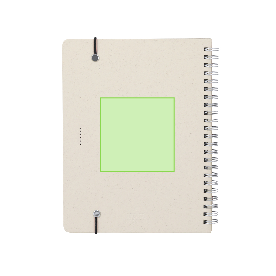 Libreta de tetrabrik reciclado con 70 hojas y bolígrafo a juego