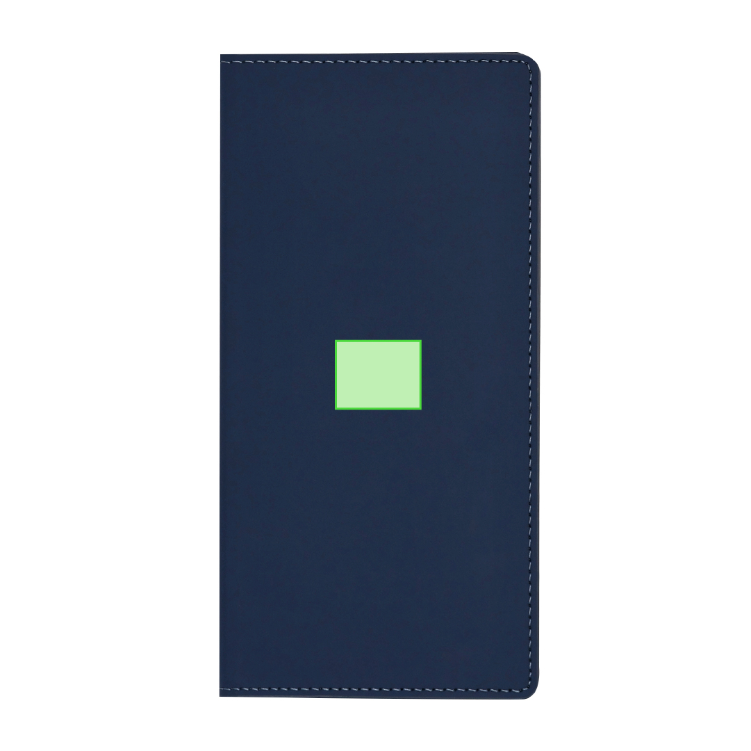 Bloc de notas ligero de PU reciclada rígida con 50 hojas
