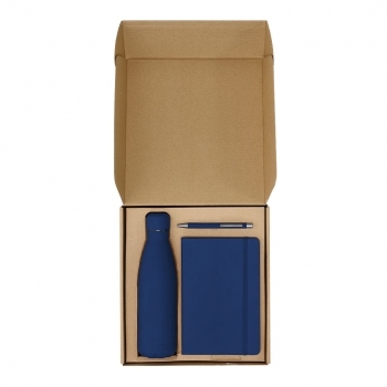 Set ejecutivo térmico con bidón acero 500ml y bloc PU rígido 80 hojas