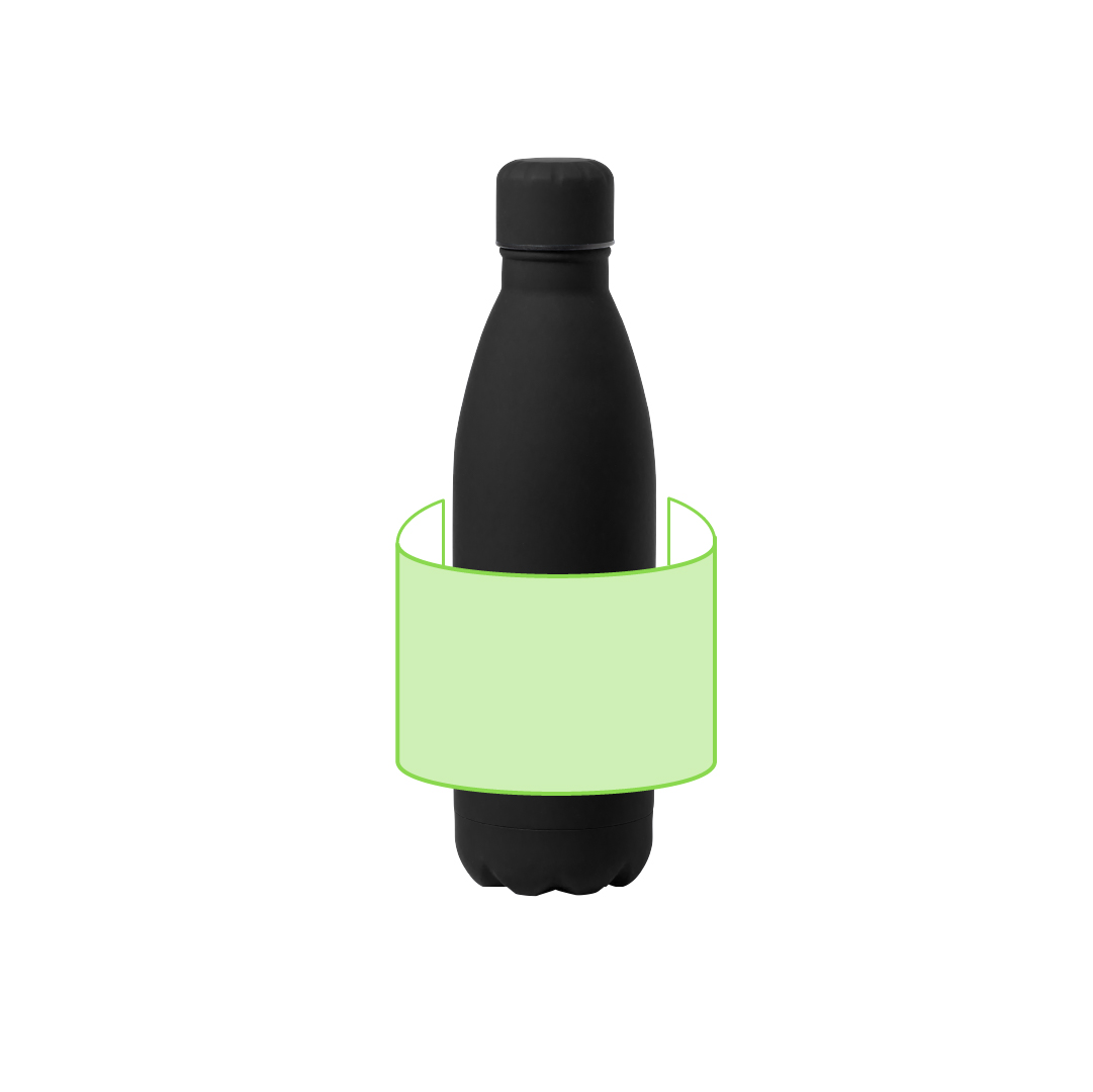 Set ejecutivo térmico con bidón acero 500ml y bloc PU rígido 80 hojas