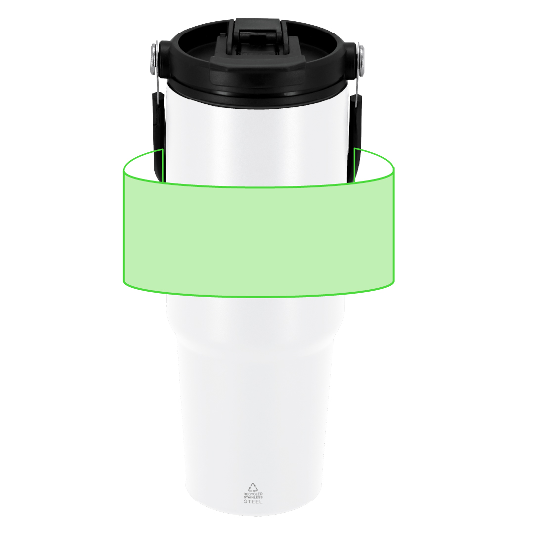 Vaso térmico gigante de acero inox reciclado 900 ml