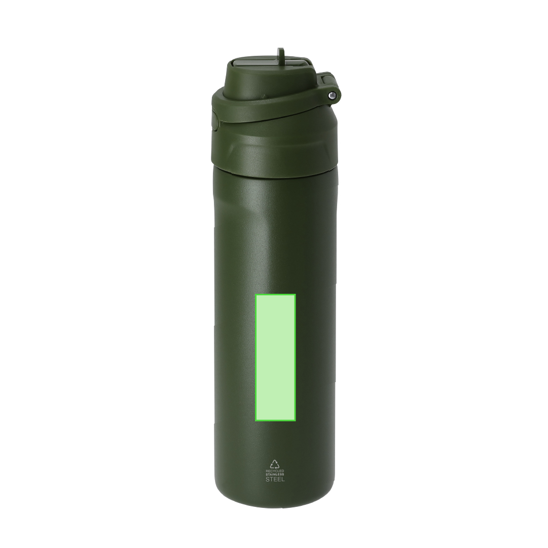 Bidón térmico de acero inox reciclado alta capacidad 700 ml