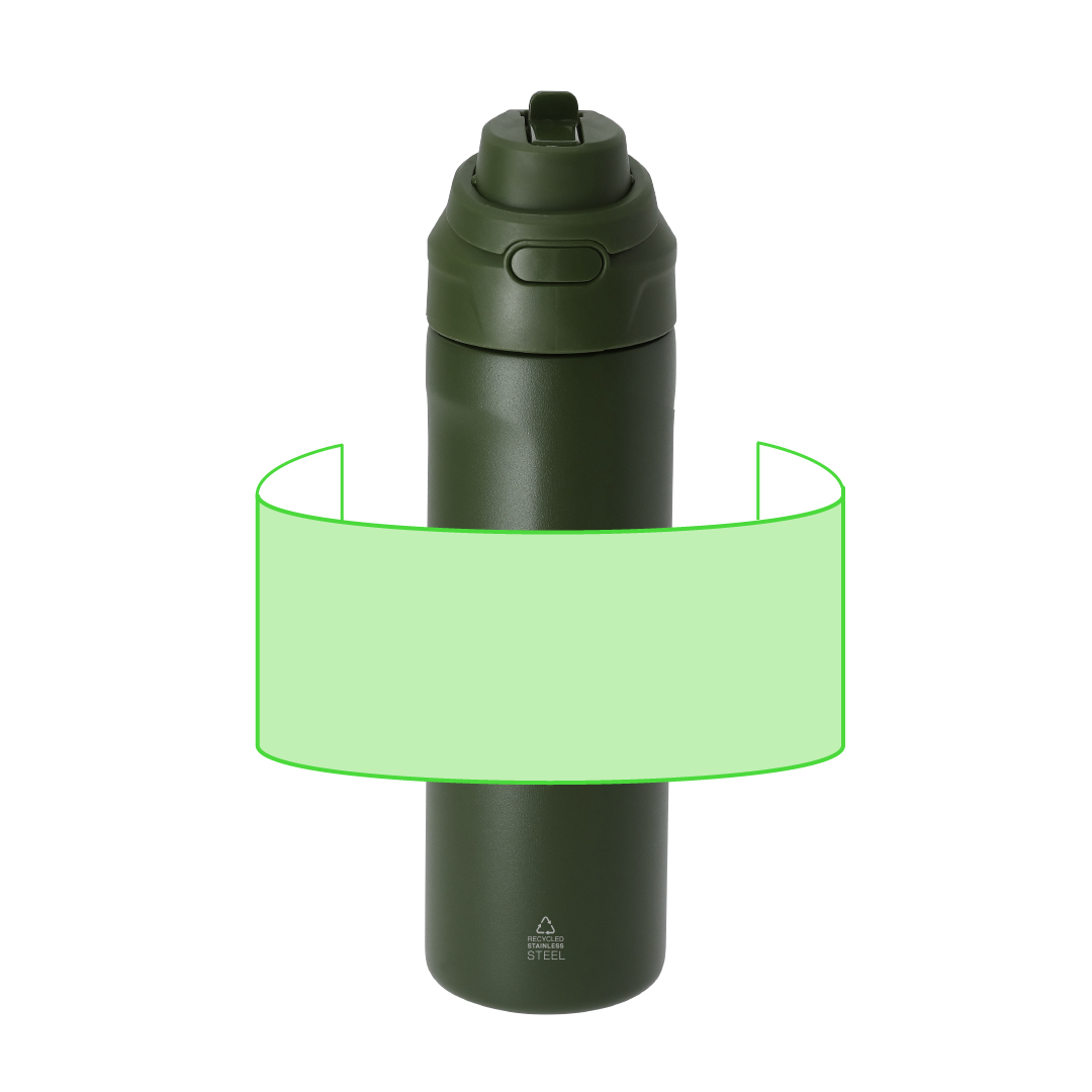 Bidón térmico de acero inox reciclado alta capacidad 700 ml