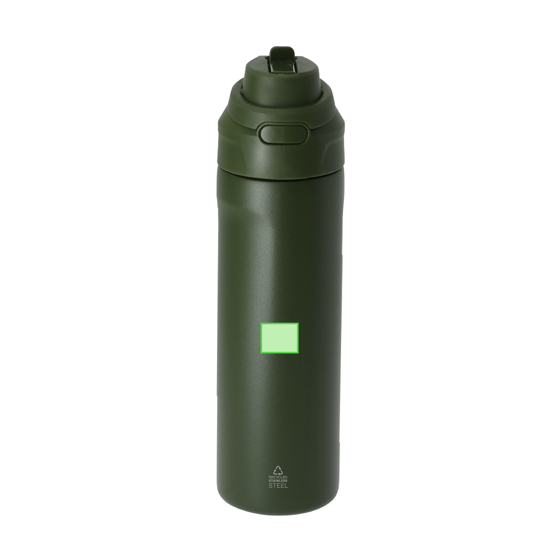 Bidón térmico de acero inox reciclado alta capacidad 700 ml
