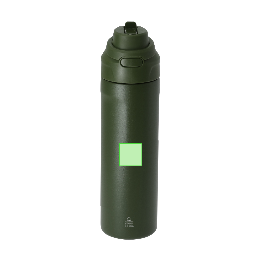Bidón térmico de acero inox reciclado alta capacidad 700 ml