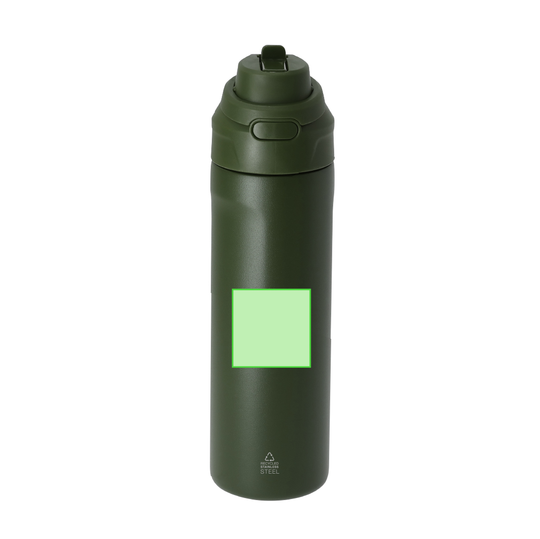 Bidón térmico de acero inox reciclado alta capacidad 700 ml