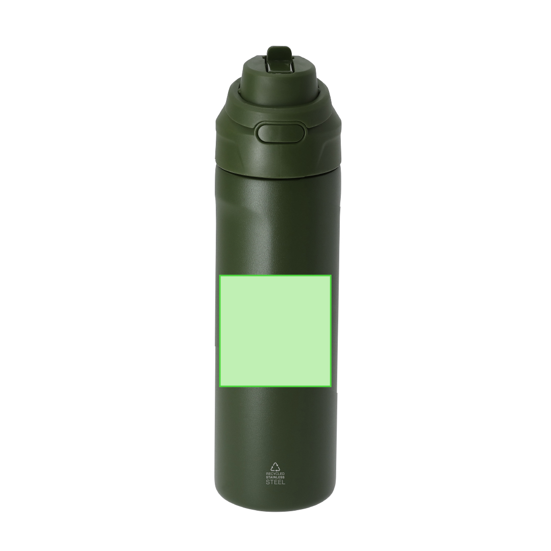 Bidón térmico de acero inox reciclado alta capacidad 700 ml