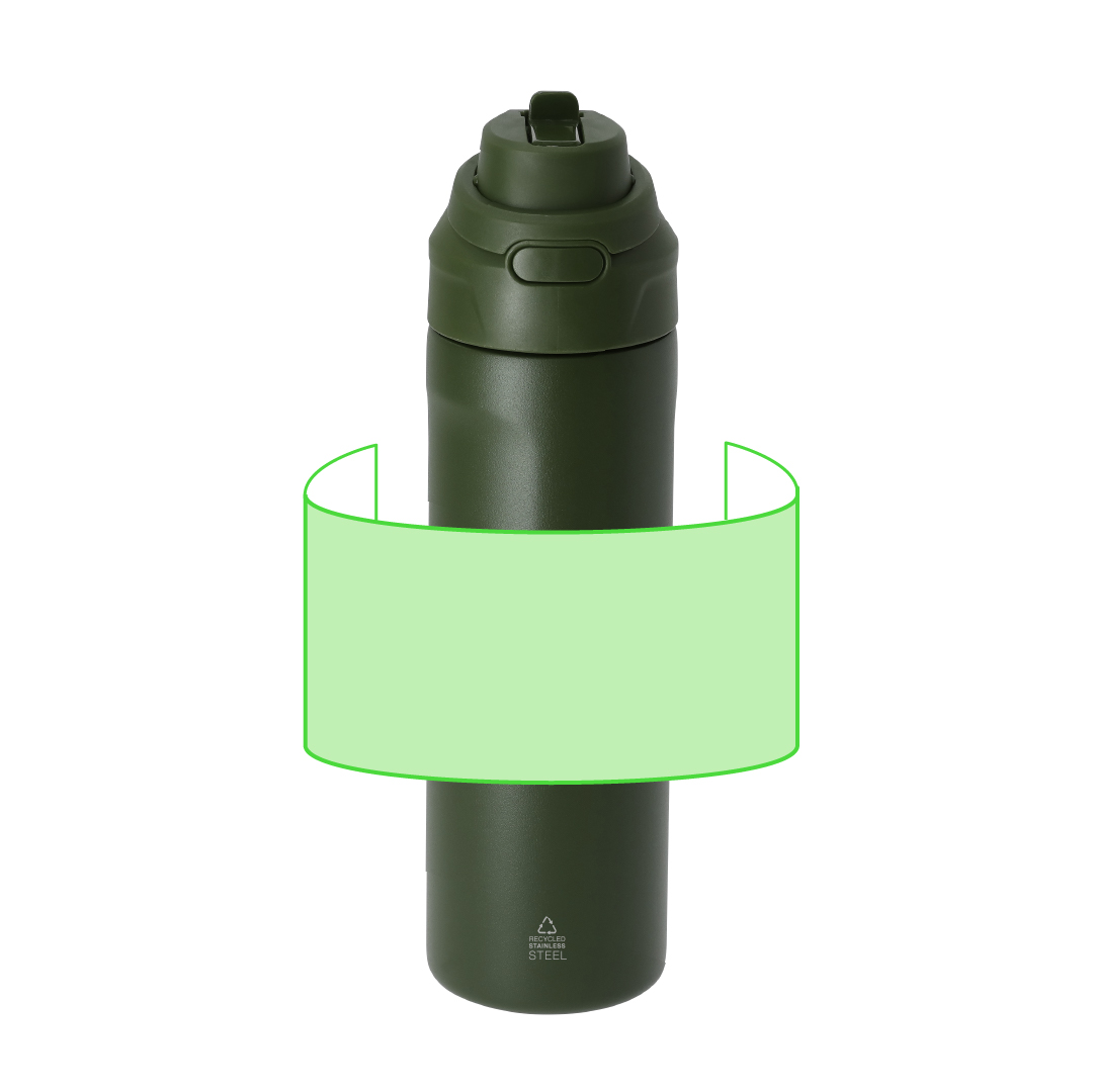 Bidón térmico de acero inox reciclado alta capacidad 700 ml