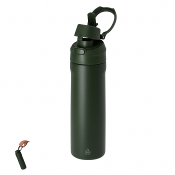Bidón térmico de acero inox reciclado alta capacidad 700 ml