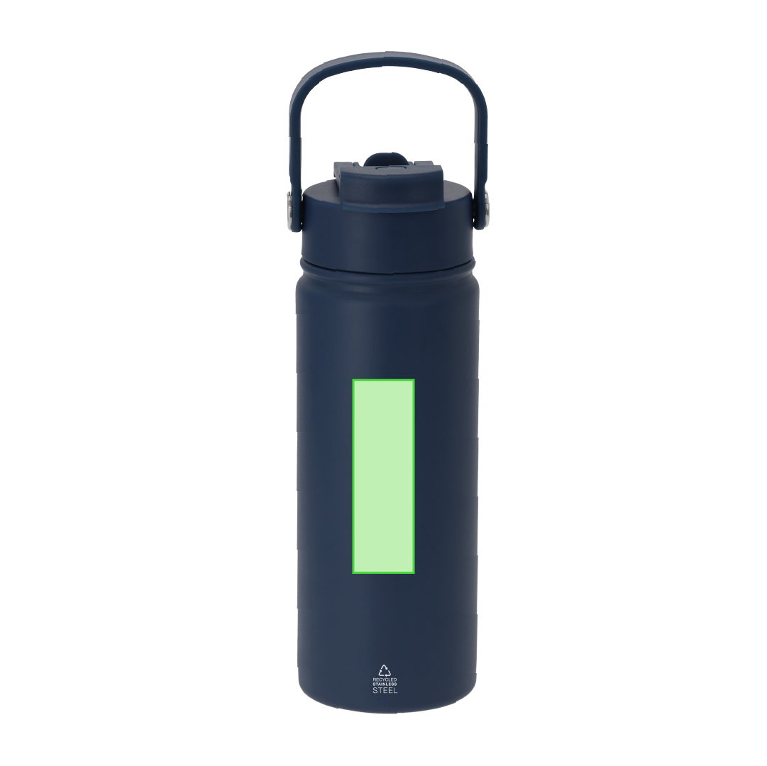 Bidón térmico compacto de acero inox reciclado 550 ml
