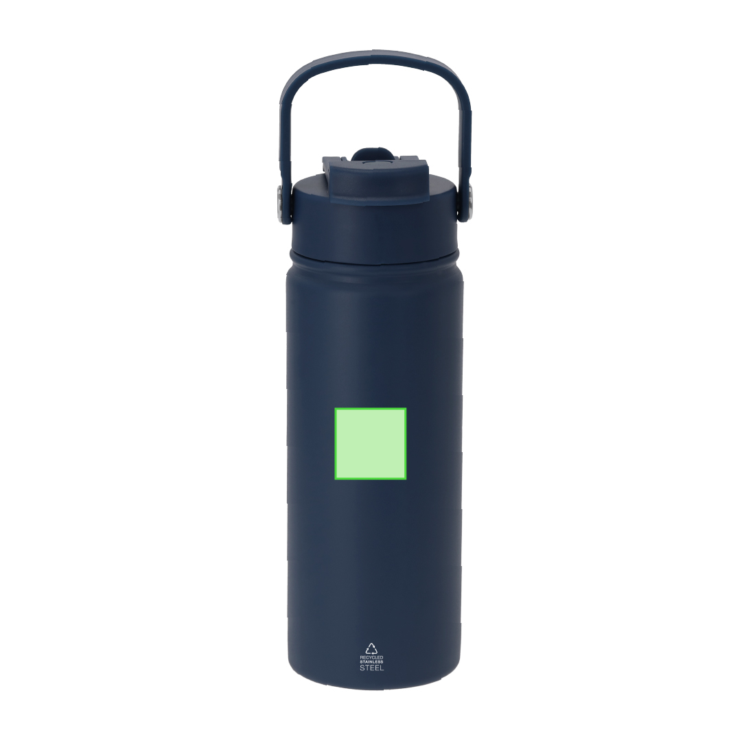 Bidón térmico compacto de acero inox reciclado 550 ml