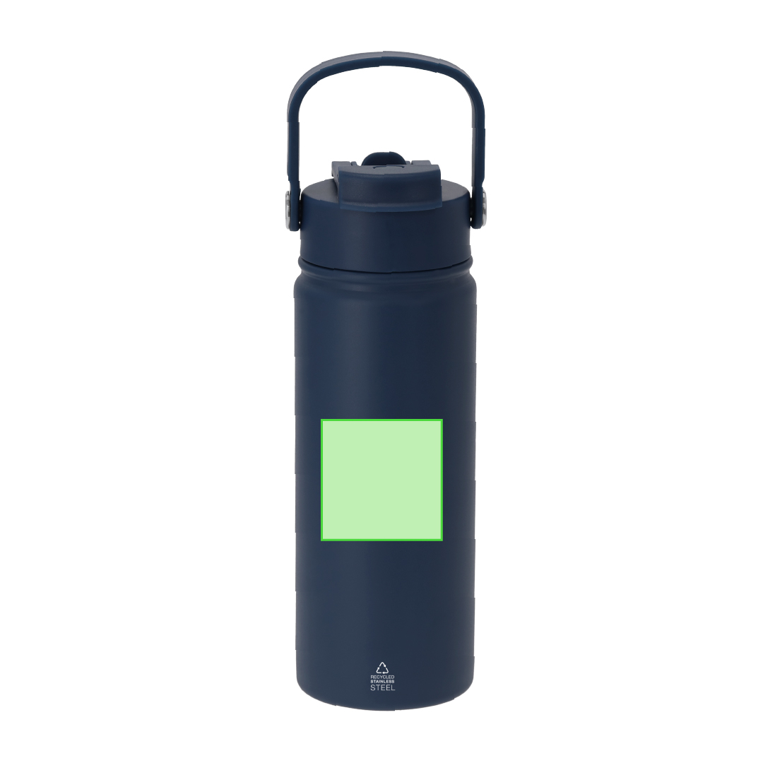 Bidón térmico compacto de acero inox reciclado 550 ml