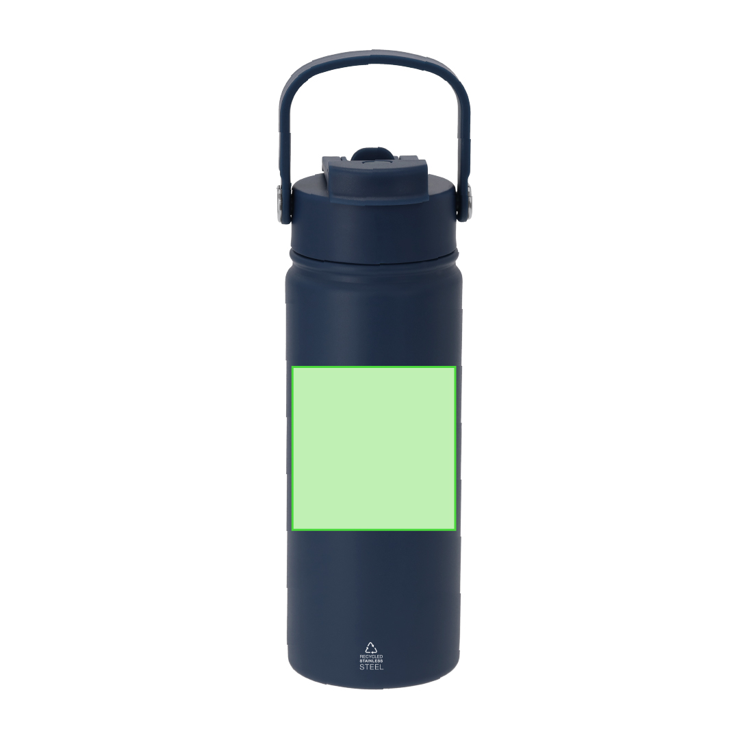 Bidón térmico compacto de acero inox reciclado 550 ml