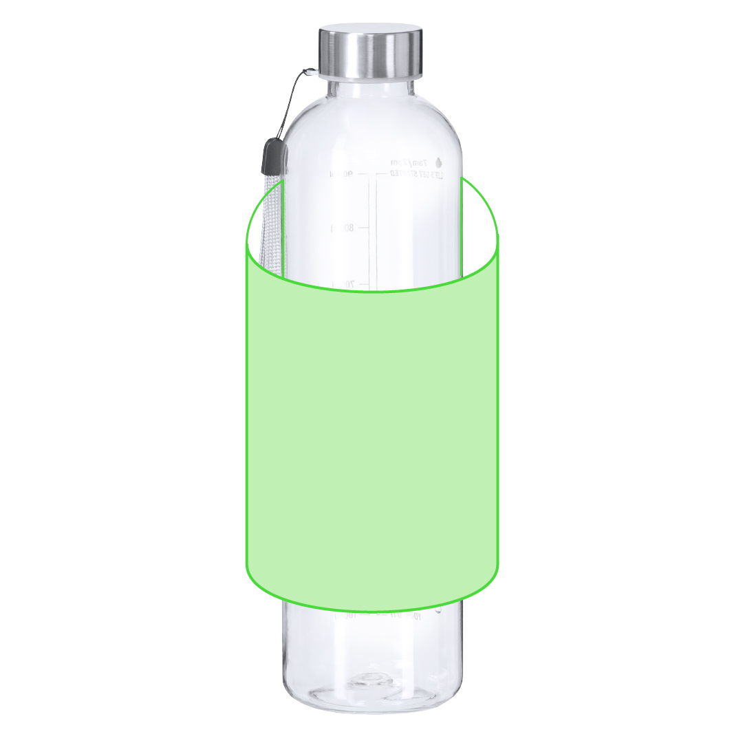 Bidón de alta capacidad RPET y acero inoxidable 1L