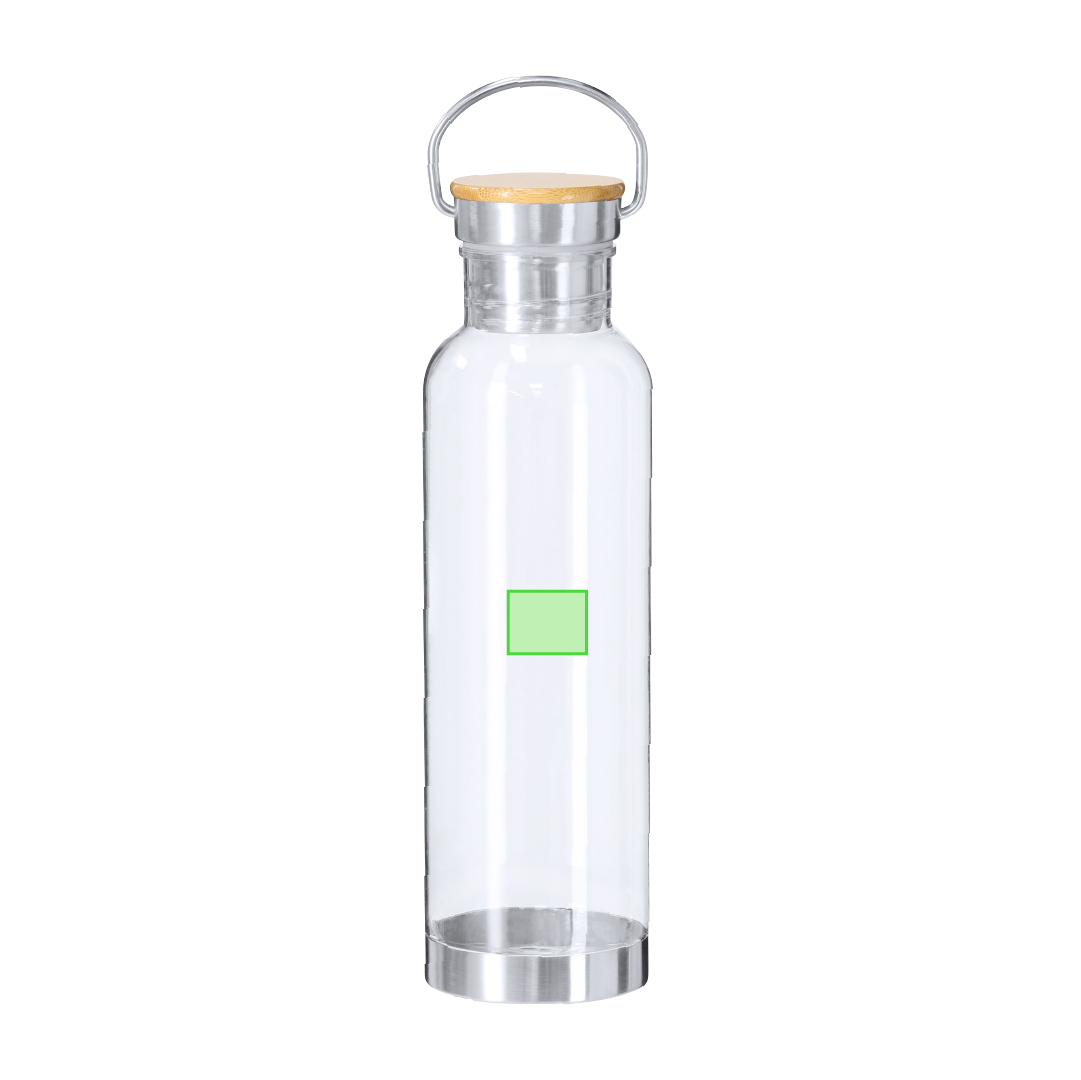 Bidón eco de RPET, acero y bambú 800 ml