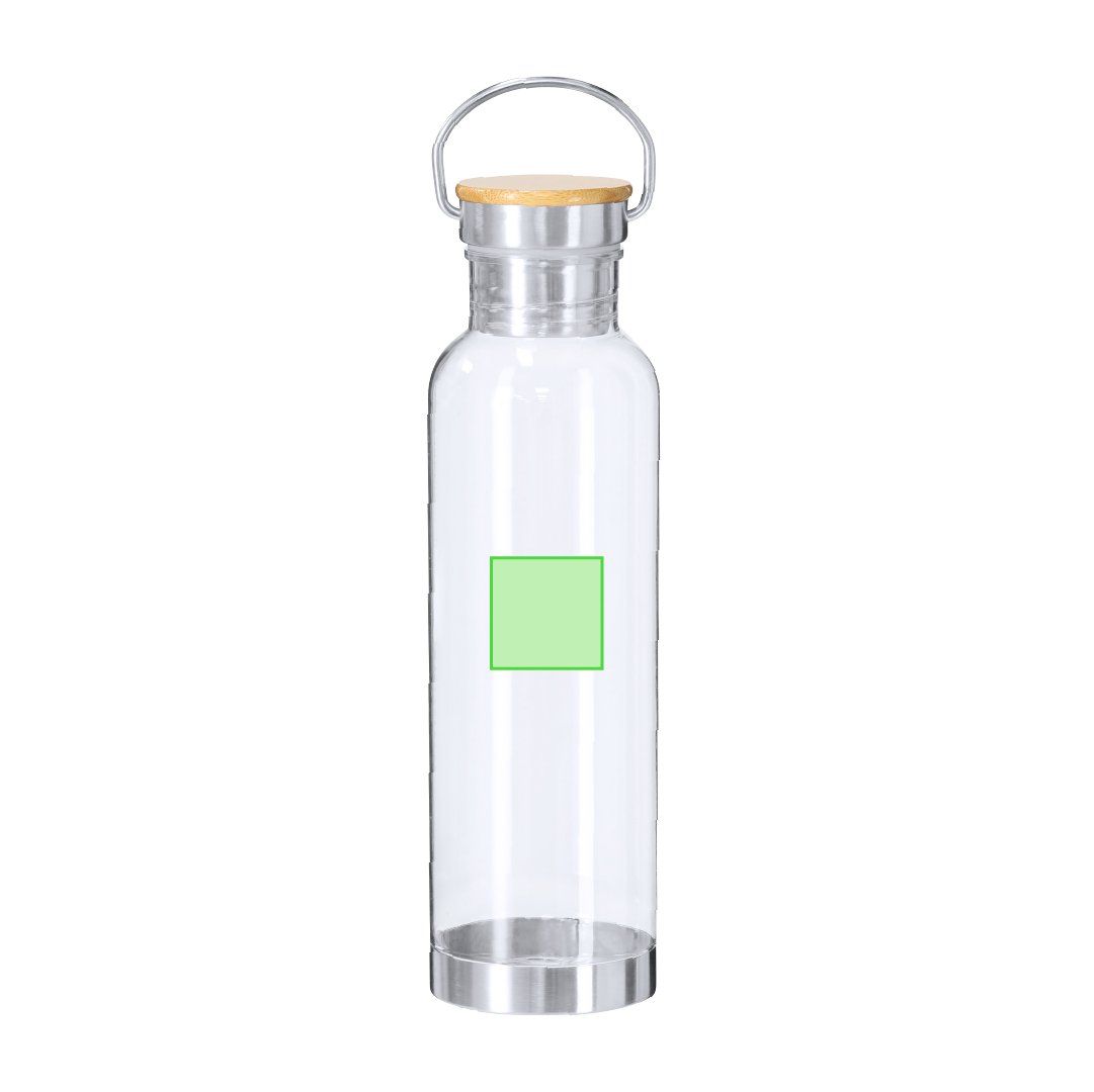 Bidón eco de RPET, acero y bambú 800 ml