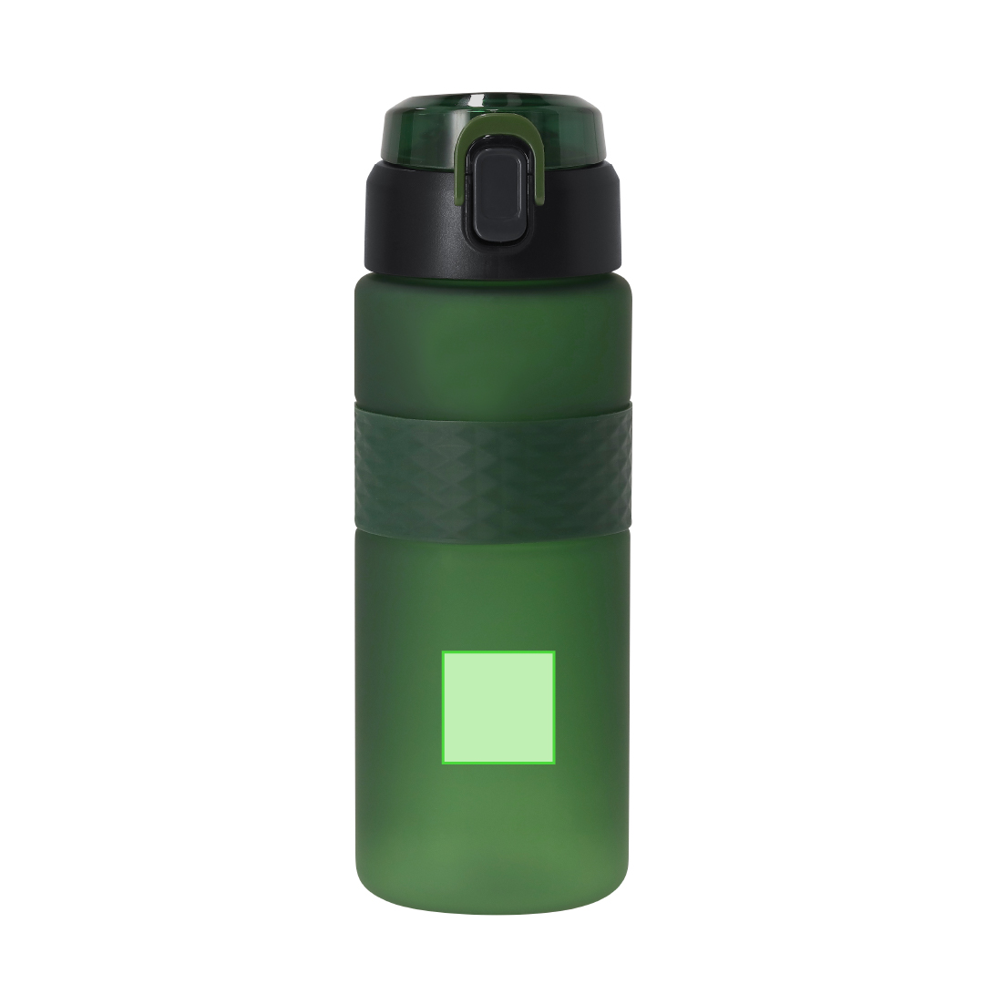 Bidón transparente deportivo de RPET 730 ml